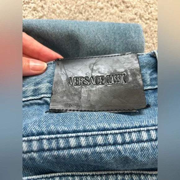 Vintage Versace Classic Denim Jeans size 34 - Picture 4 of 17